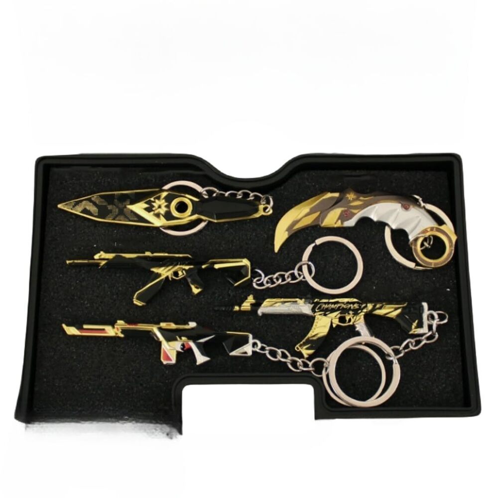 4622 Valorant Games Mini Weapons toy Models Keychain Set 5-10cm No.1